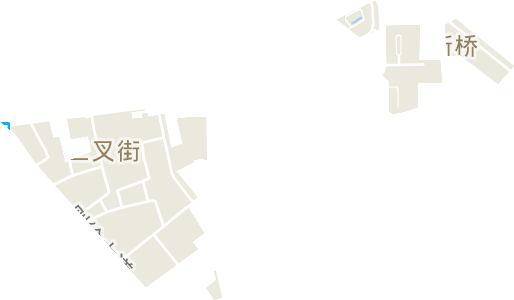 三叉街街道电子地图