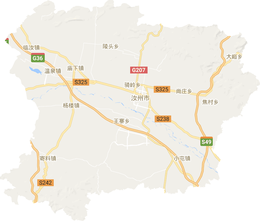 汝州市电子地图