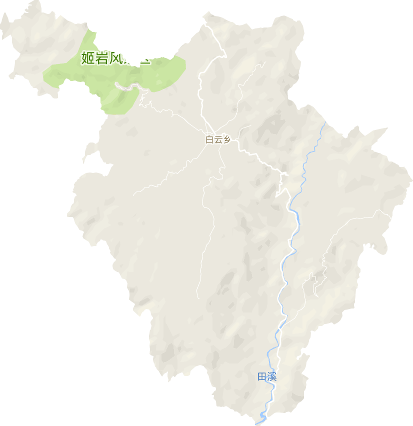 白云乡电子地图