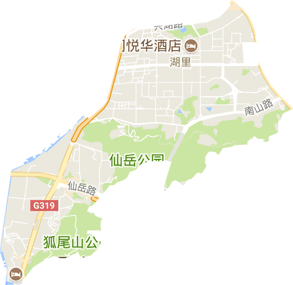 湖里街道电子地图