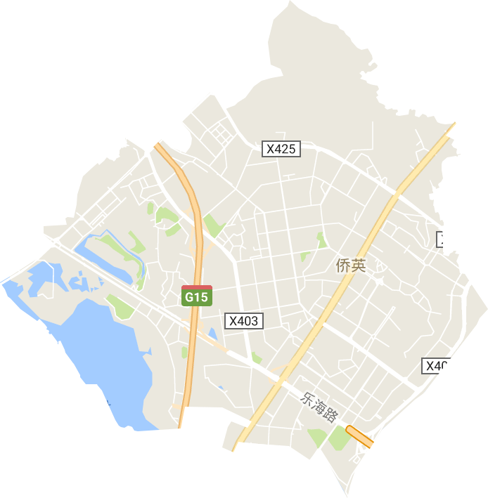 侨英街道电子地图