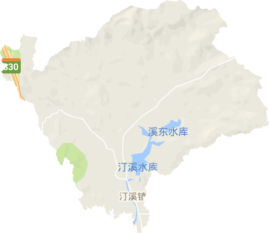 汀溪镇电子地图