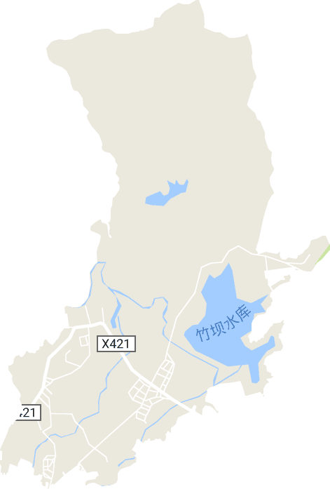竹坝华侨农场电子地图