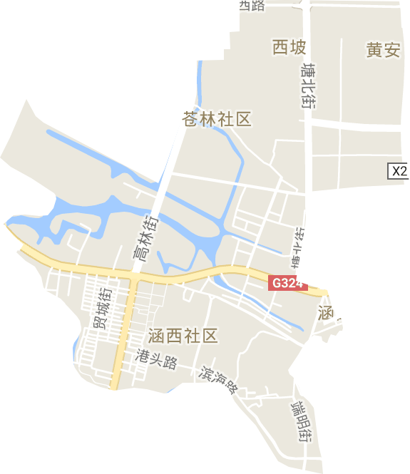 涵西街道电子地图