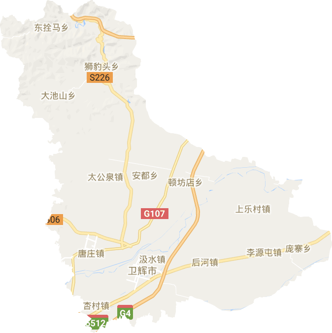 卫辉市电子地图