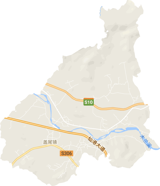 盖尾镇电子地图