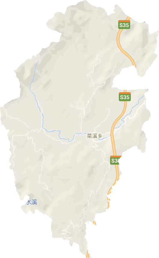 菜溪乡电子地图