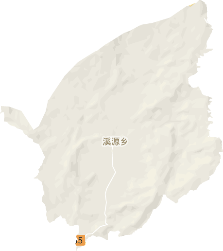 溪源乡电子地图