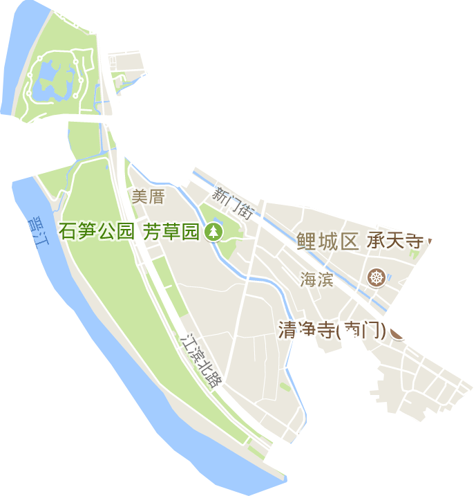 海滨街道电子地图