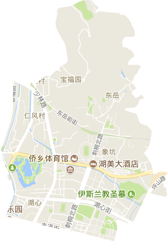 东湖街道电子地图