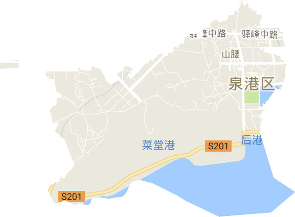 山腰街道电子地图