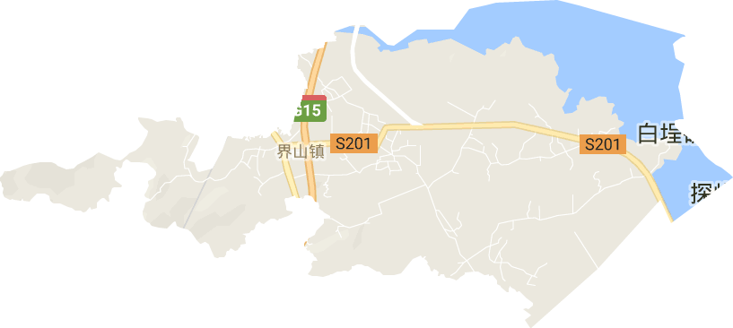 界山镇电子地图