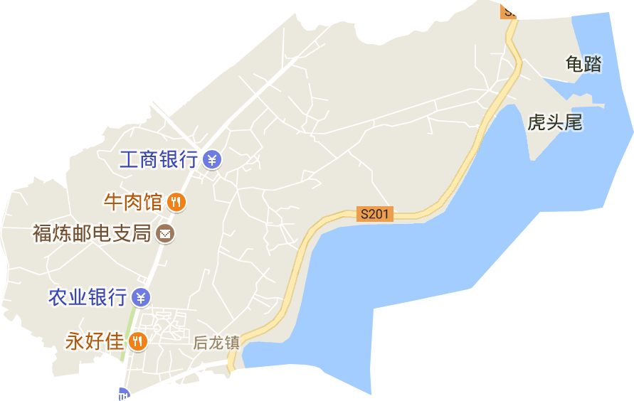 后龙镇电子地图