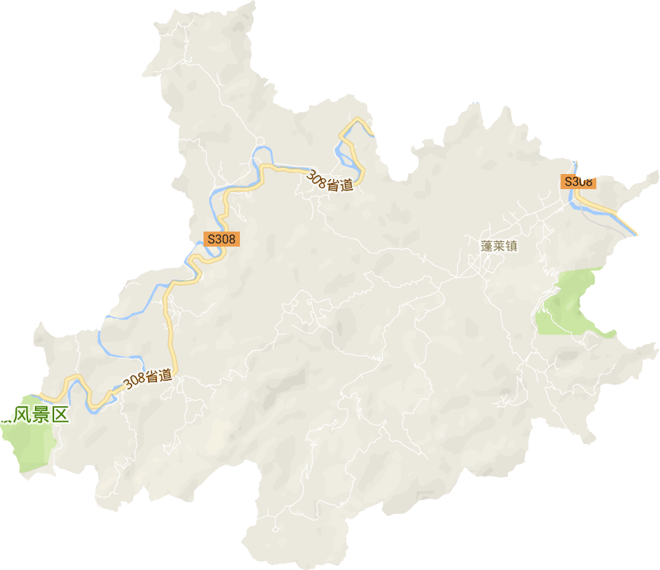蓬莱镇电子地图