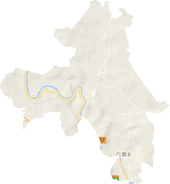 白濑乡电子地图