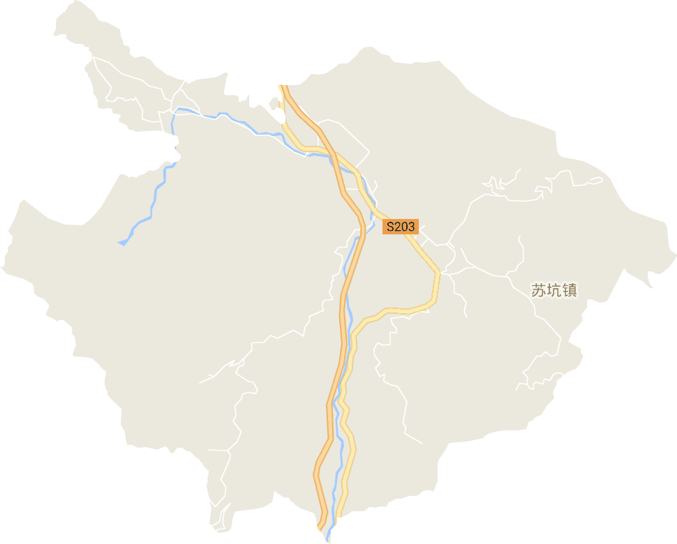 苏坑镇电子地图