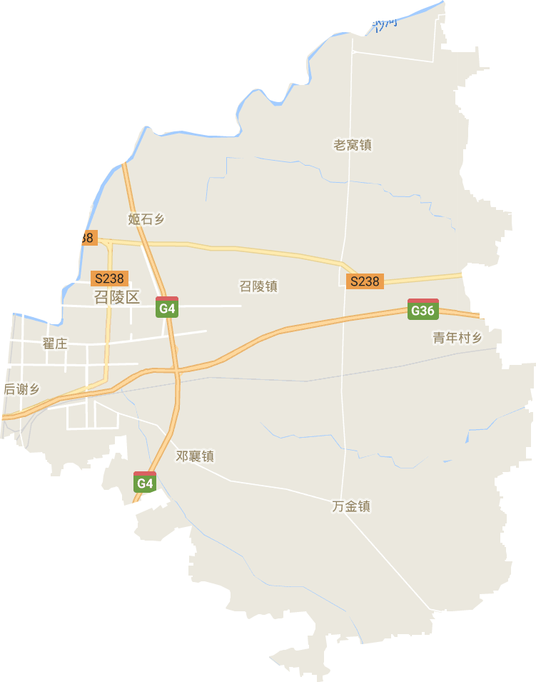 召陵区电子地图