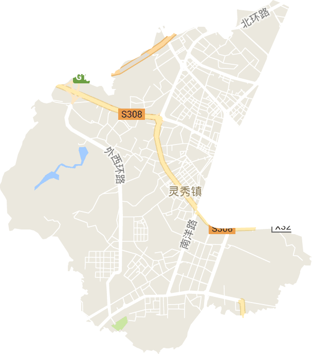 灵秀镇电子地图