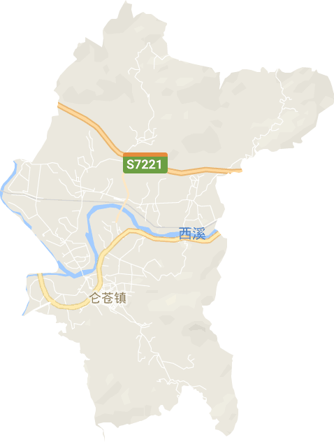 仑苍镇电子地图