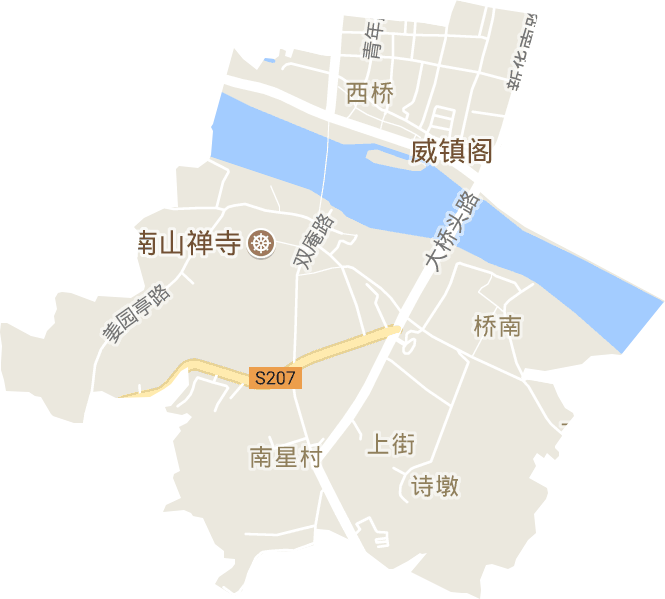 西桥街道电子地图