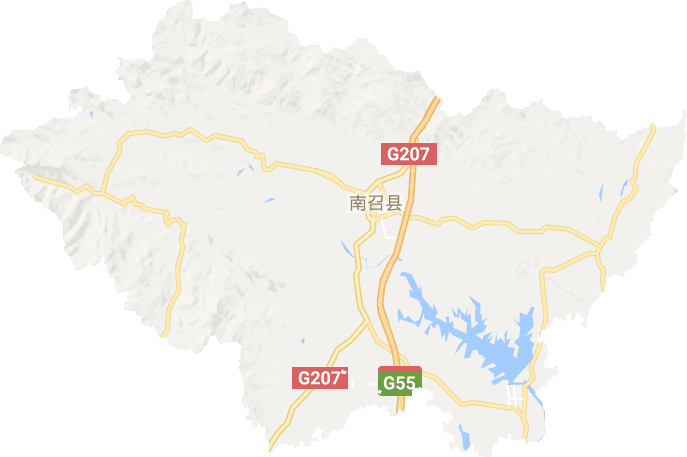 南召县电子地图