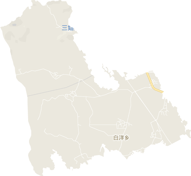 白洋乡电子地图