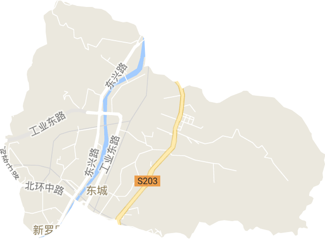 东城街道电子地图