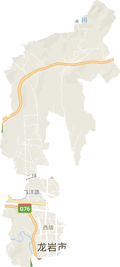 西陂街道电子地图