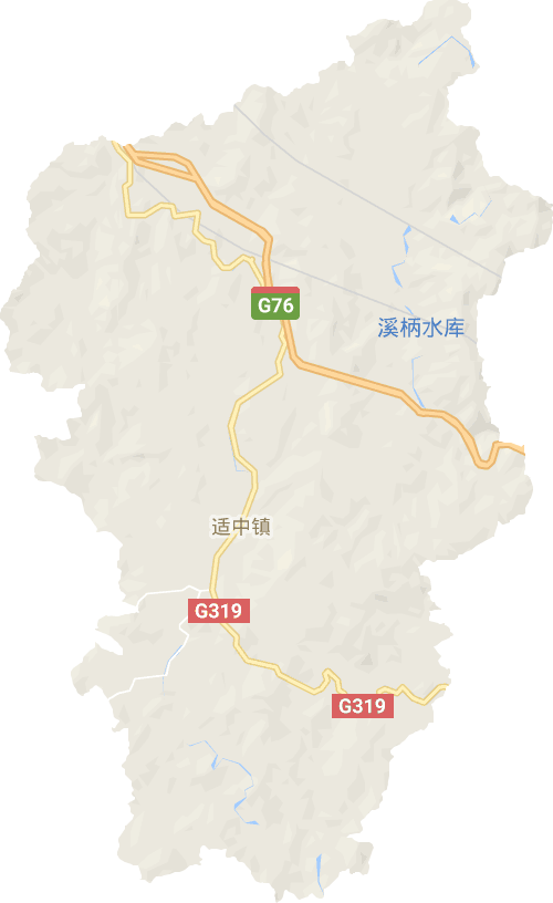 适中镇电子地图