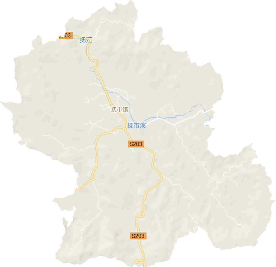 抚市镇电子地图