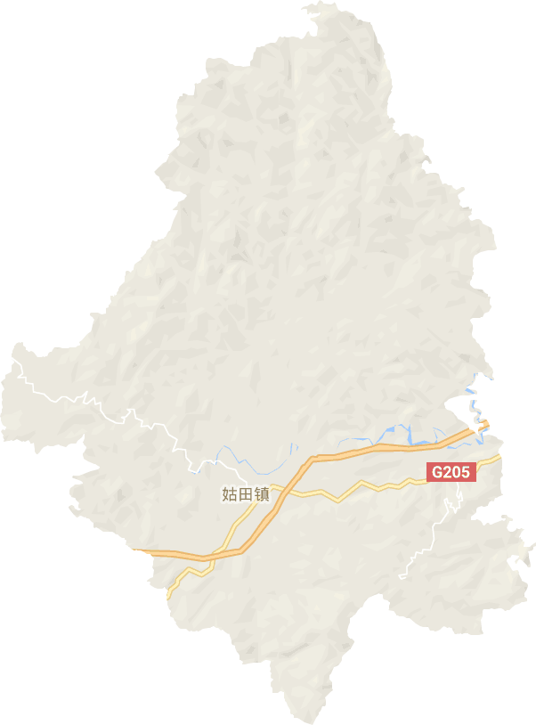 姑田镇电子地图
