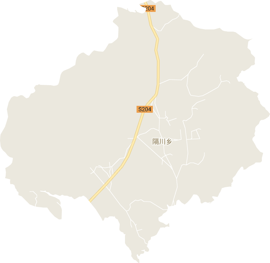 隔川乡电子地图
