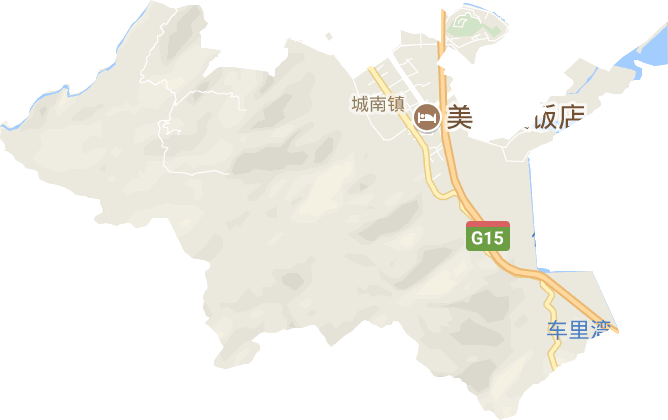 城南镇电子地图
