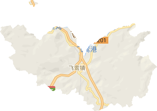 飞鸾镇电子地图