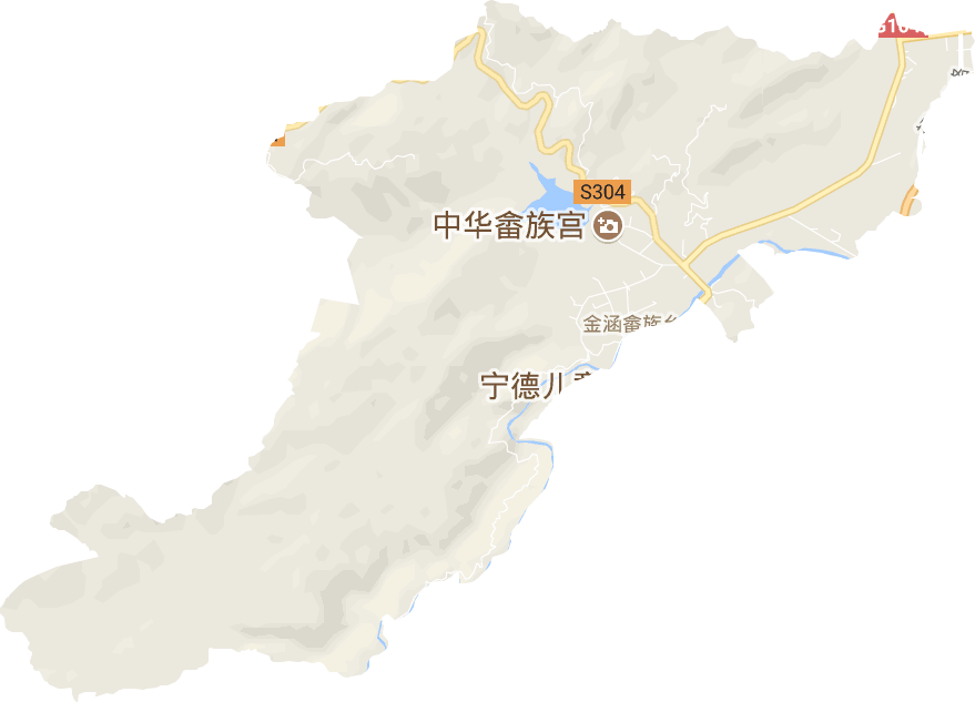 金涵畲族乡电子地图