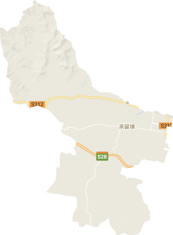 济源市承留镇电子地图
