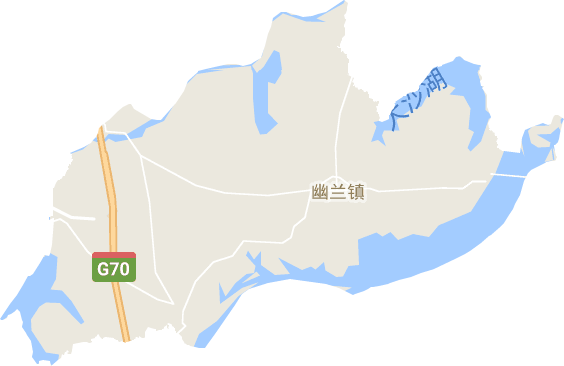 幽兰镇电子地图