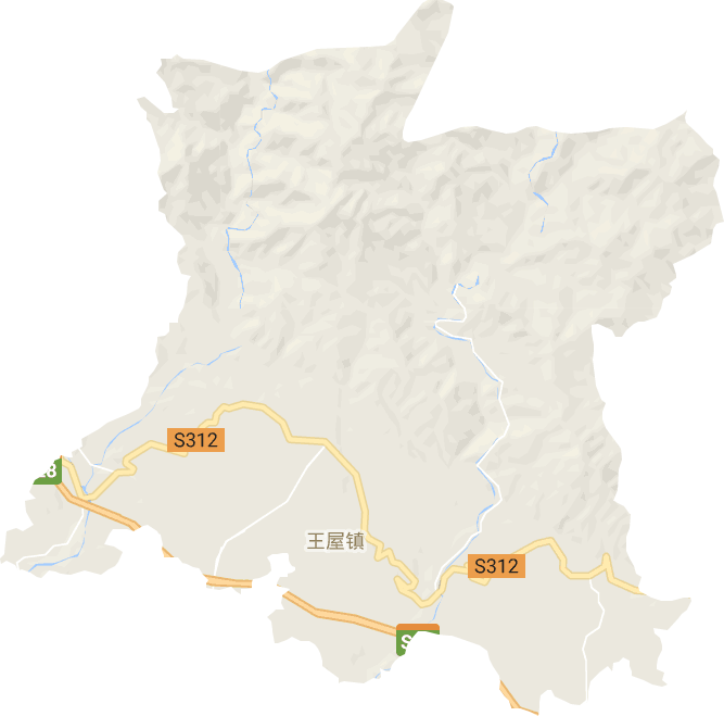 济源市王屋镇电子地图