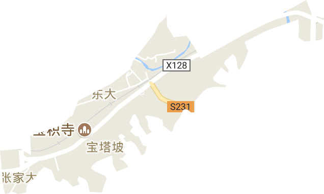 东大街街道电子地图
