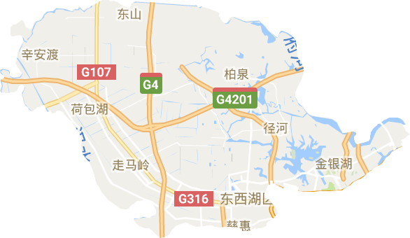 东西湖区电子地图