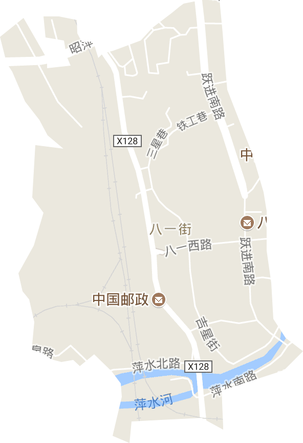 八一街街道电子地图