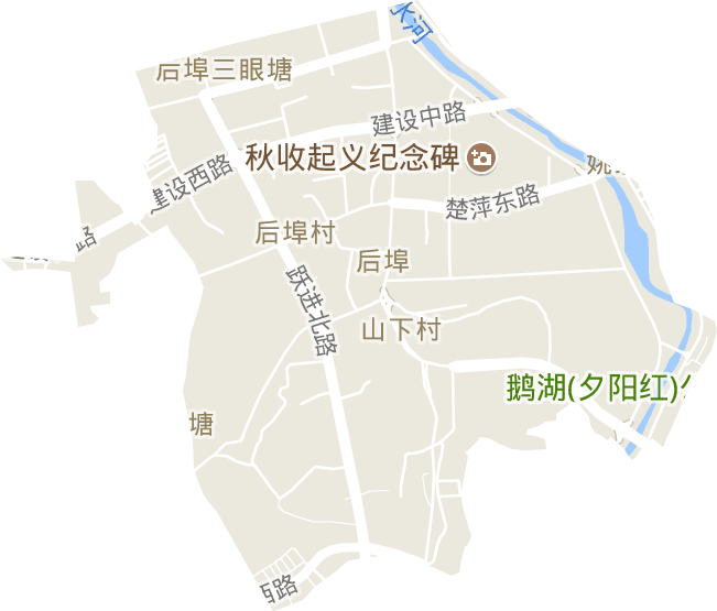 后埠街街道电子地图
