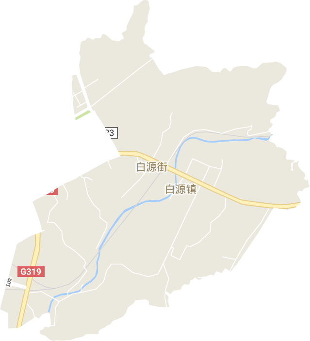 白源街街道电子地图