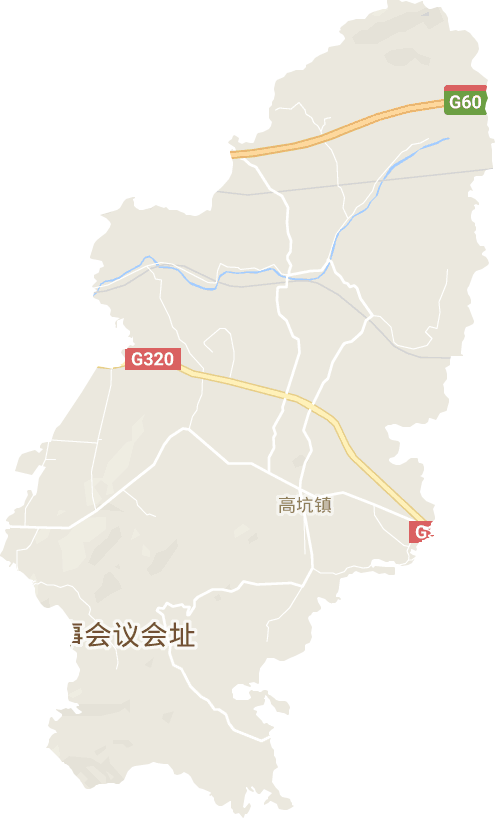 高坑镇电子地图