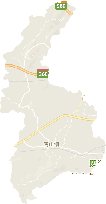 青山镇电子地图