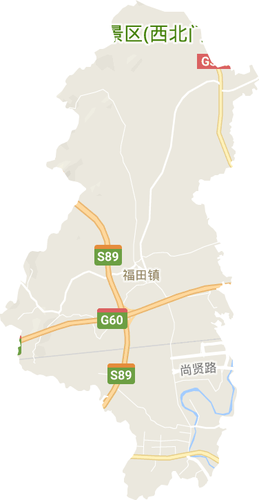 福田镇电子地图