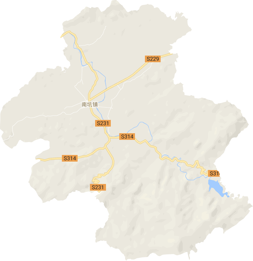 南坑镇电子地图