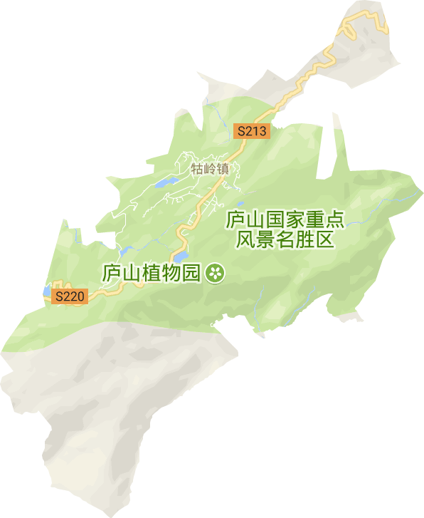 牯岭镇电子地图