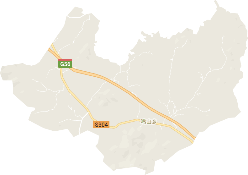 鸣山乡电子地图