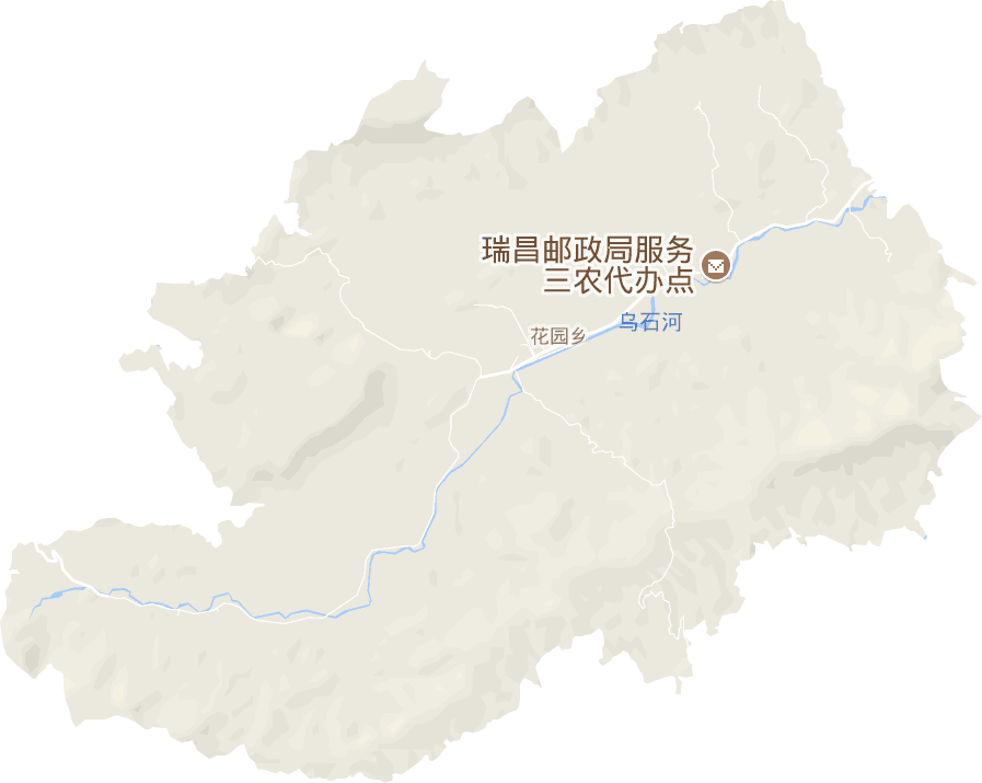花园乡电子地图